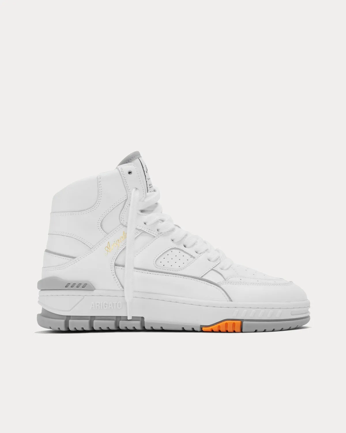 Area Hi White / Grey High Top Sneakers