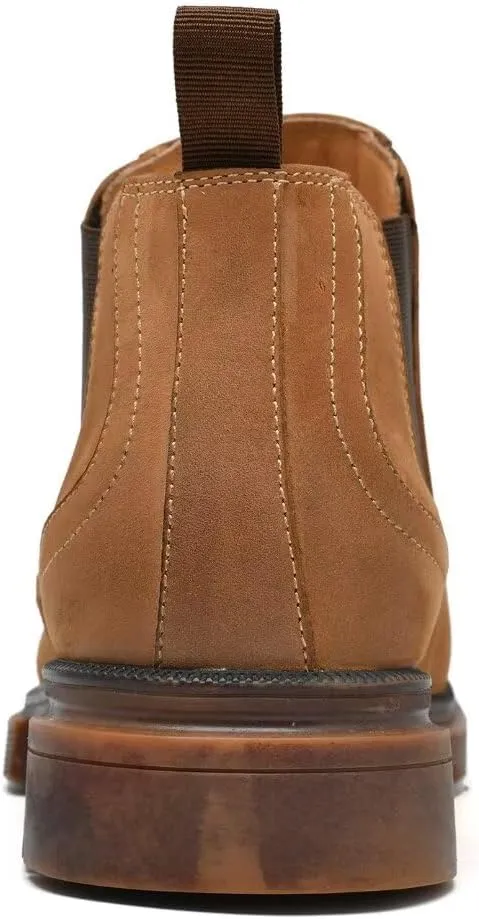 Arkbird Chelsea Ankle Boots for Men Genuine Leather Oxford Casual and Formal Dress Boot