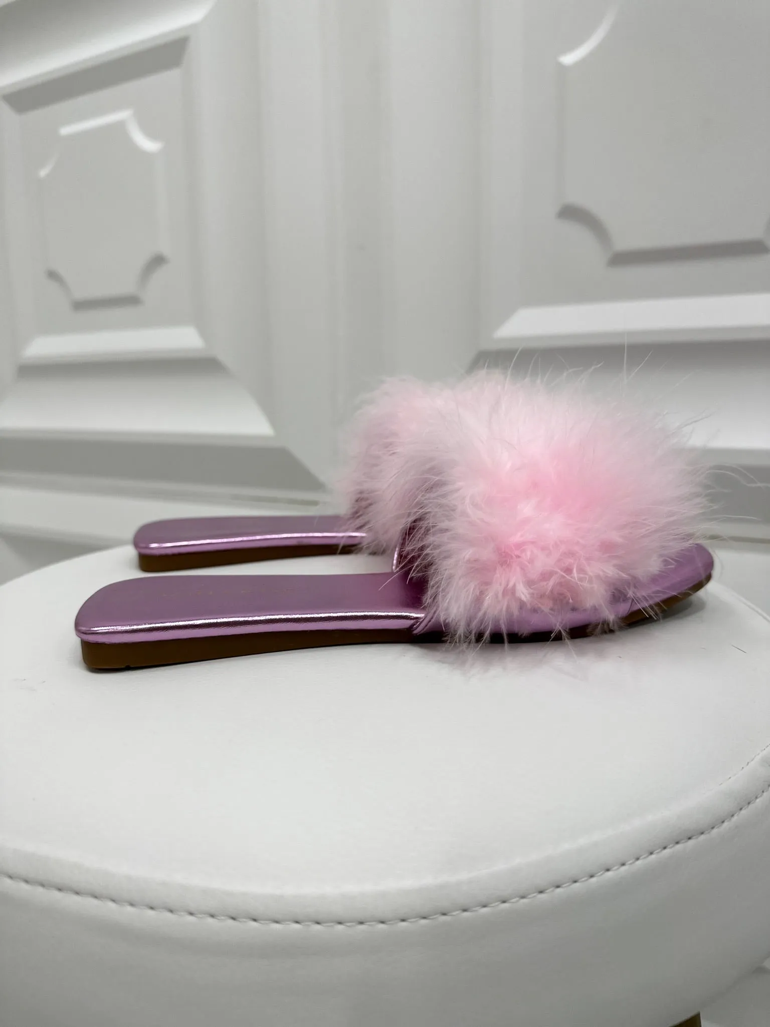 Azalea Wang Janessa Slip Ons (Pink)