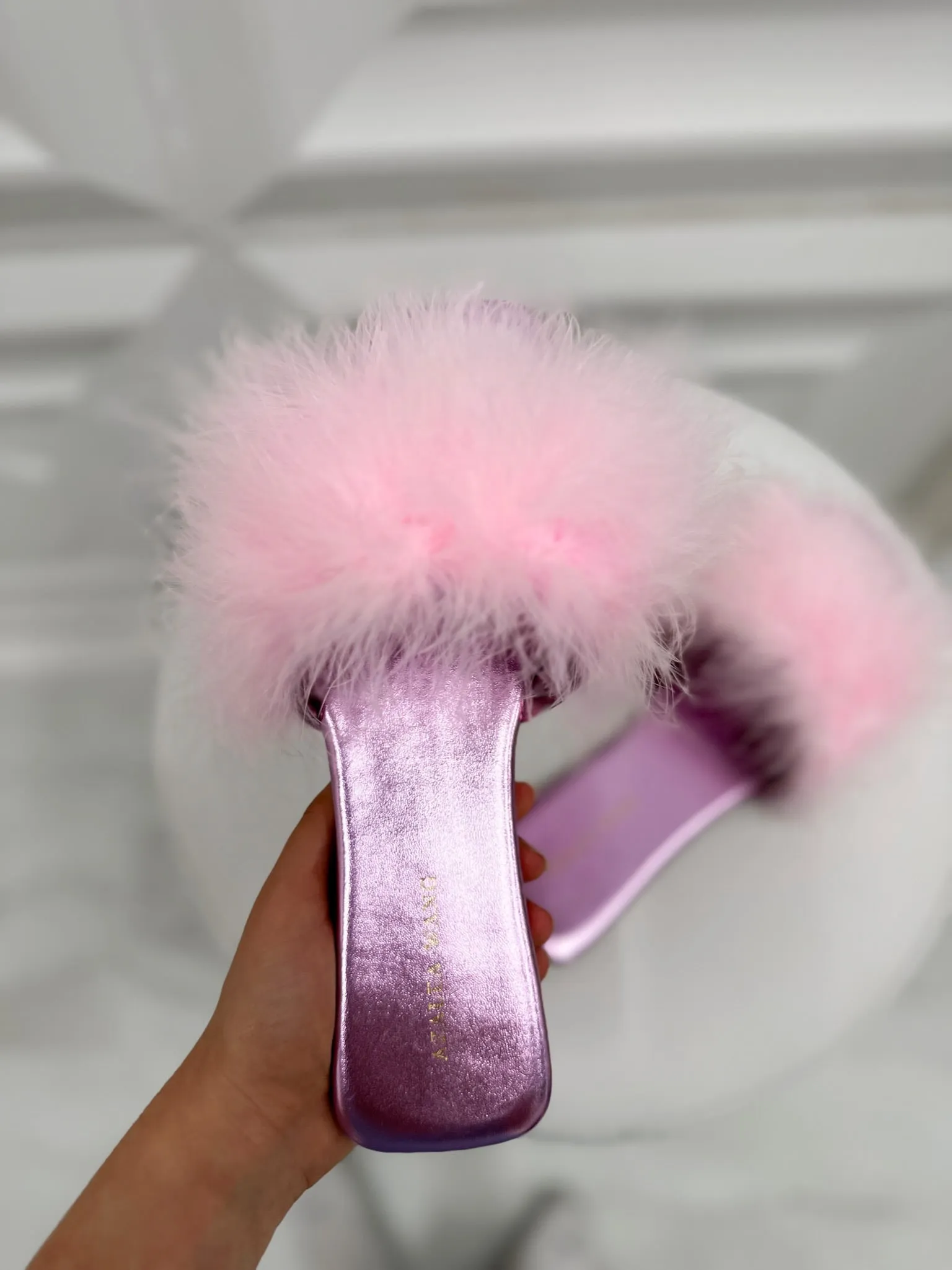 Azalea Wang Janessa Slip Ons (Pink)