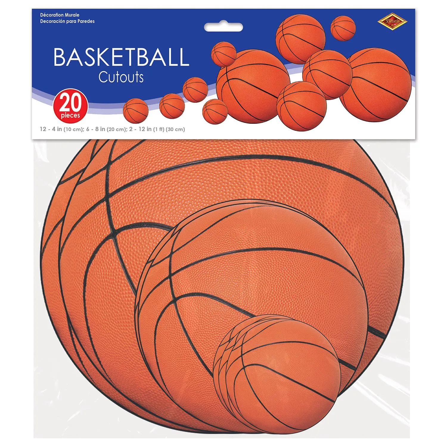 Basketball Party Cutouts (240 per Case)