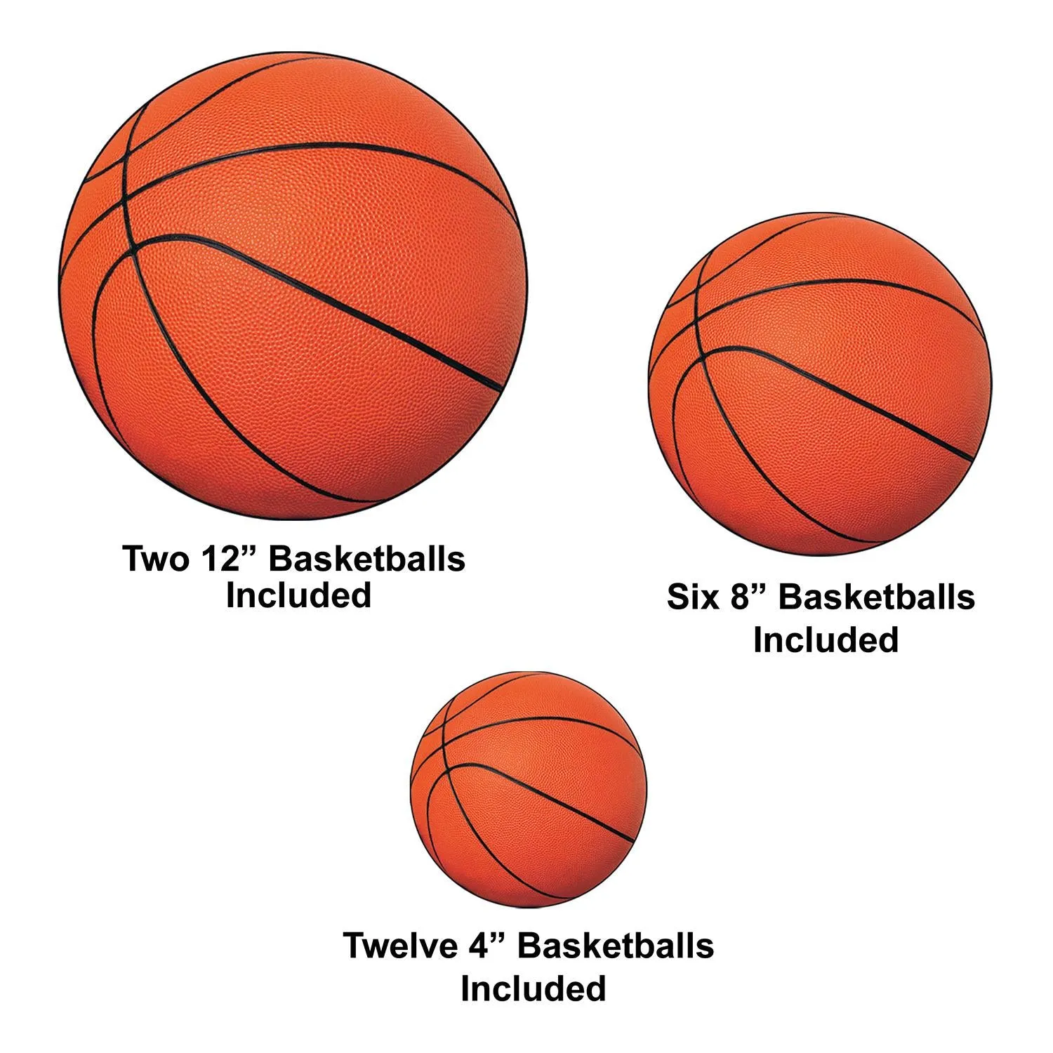 Basketball Party Cutouts (240 per Case)