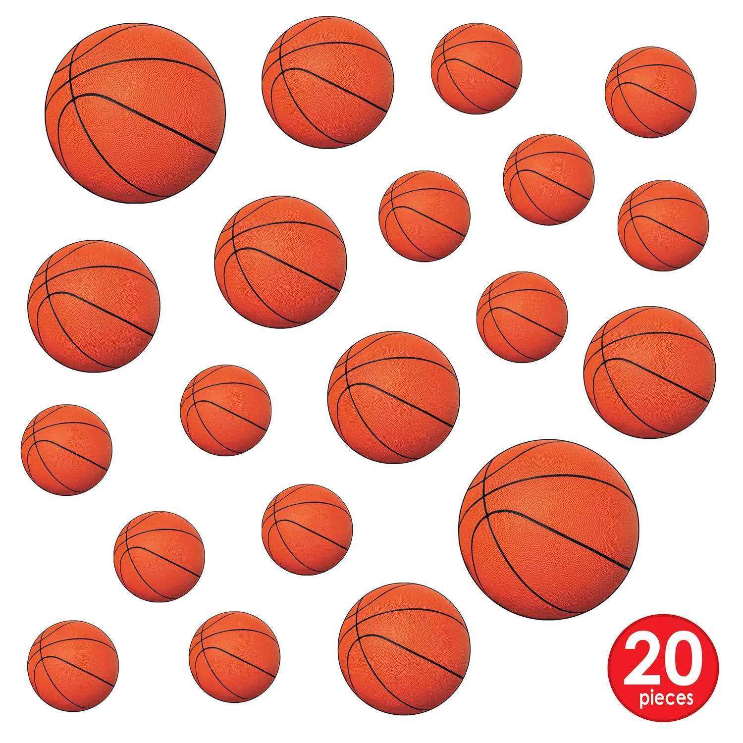 Basketball Party Cutouts (240 per Case)