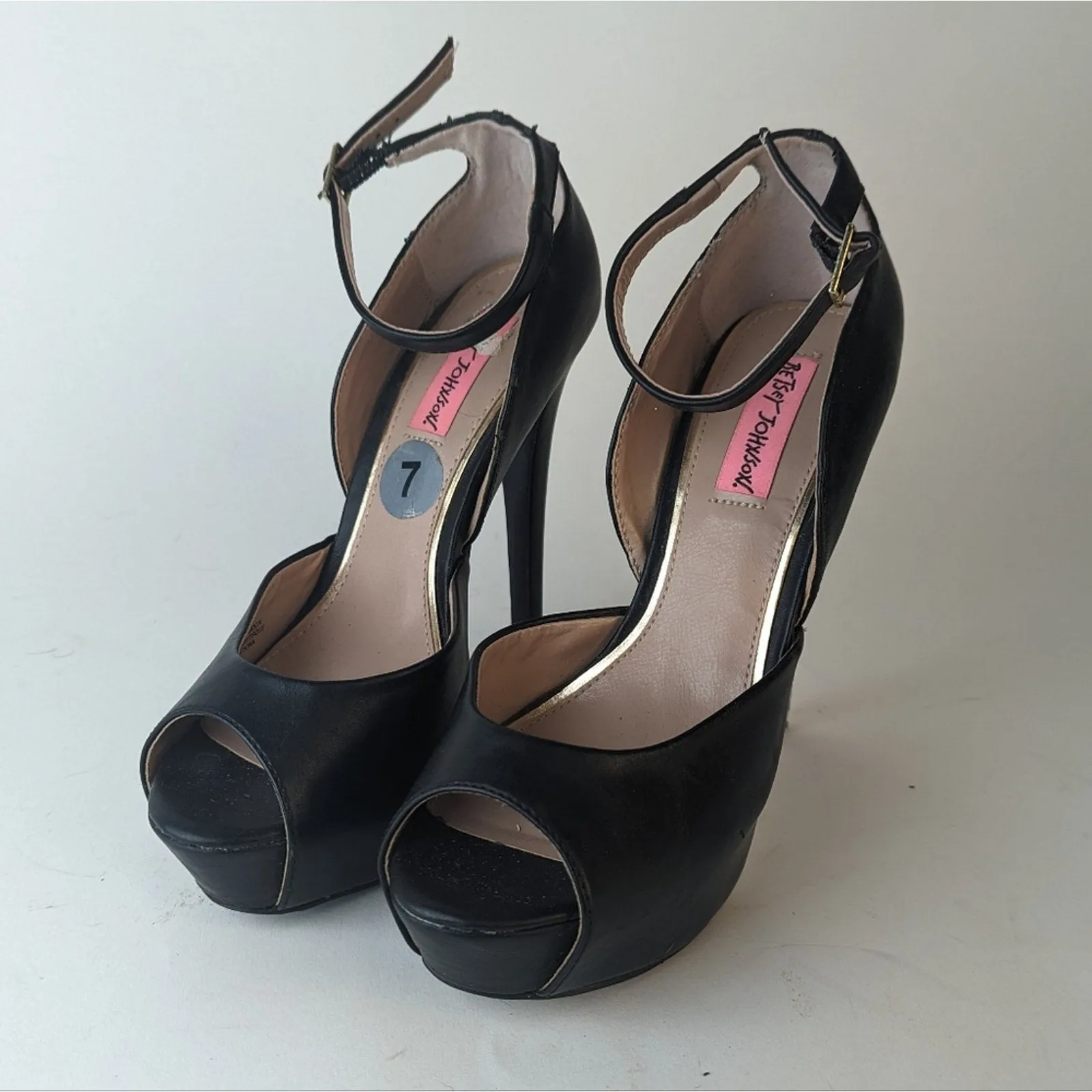 Betsey Johnson Platform Stilleto Heels  / 7