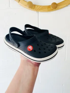 Black Classic Clogs, size 10 (C10)