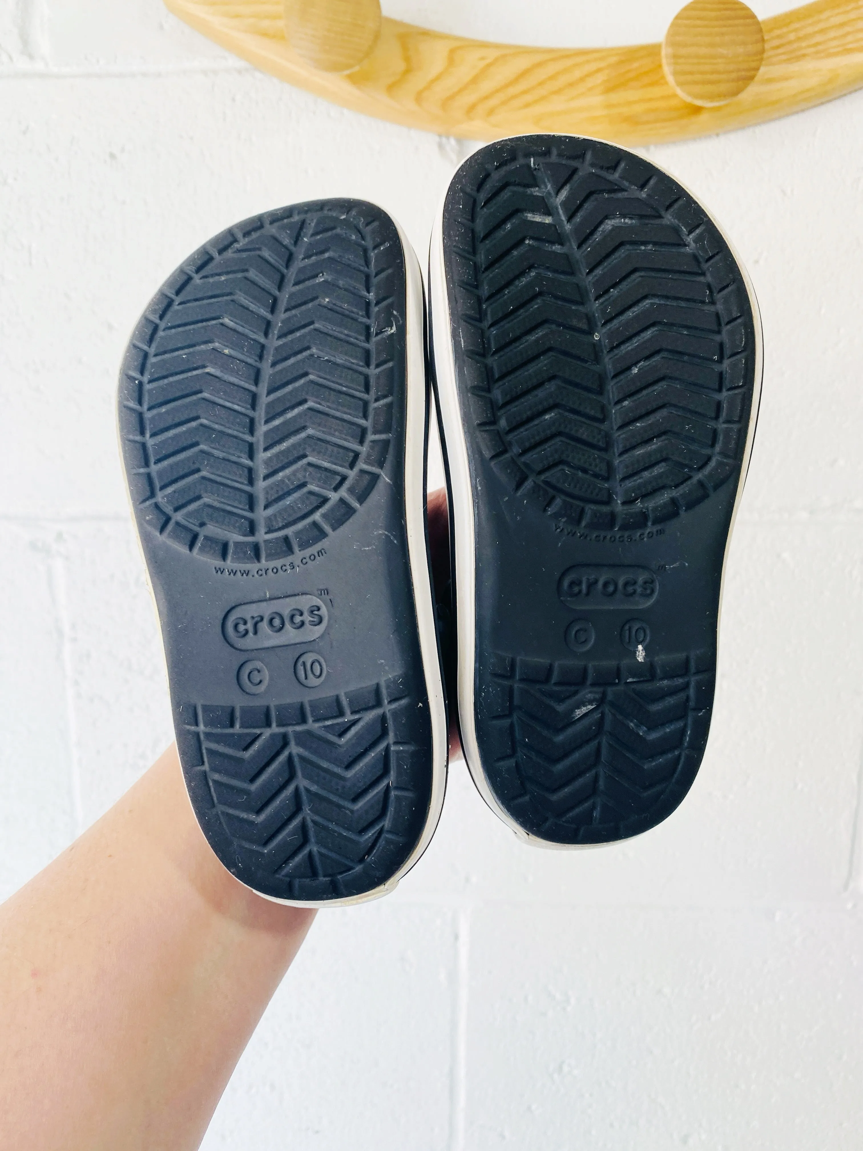 Black Classic Clogs, size 10 (C10)