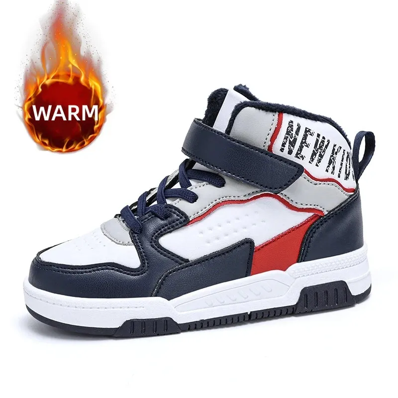 Boys High Top Casual Sports Basketball Sneakers