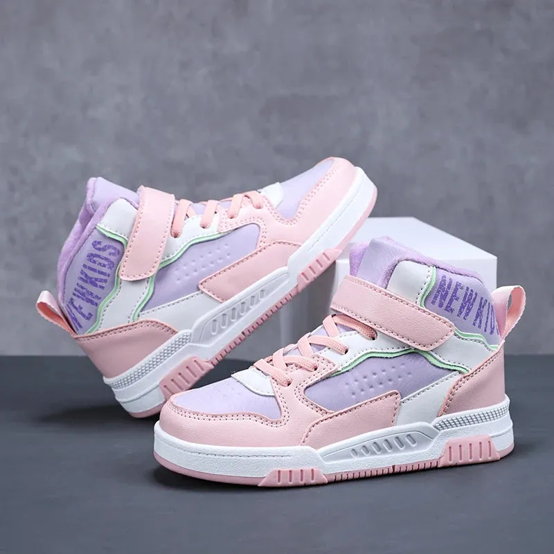Boys High Top Casual Sports Basketball Sneakers