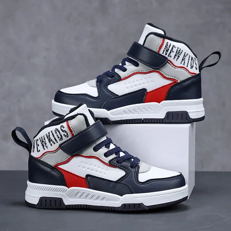 Boys High Top Casual Sports Basketball Sneakers