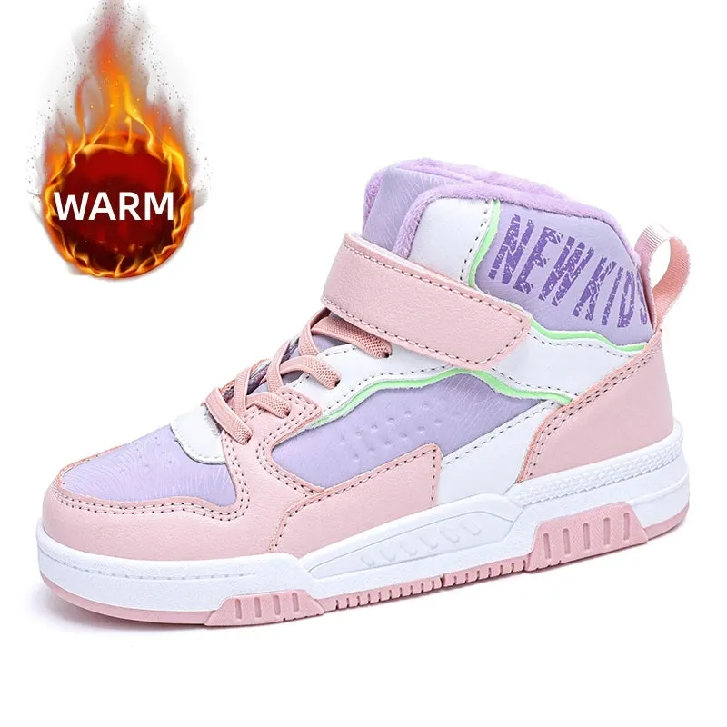 Boys High Top Casual Sports Basketball Sneakers