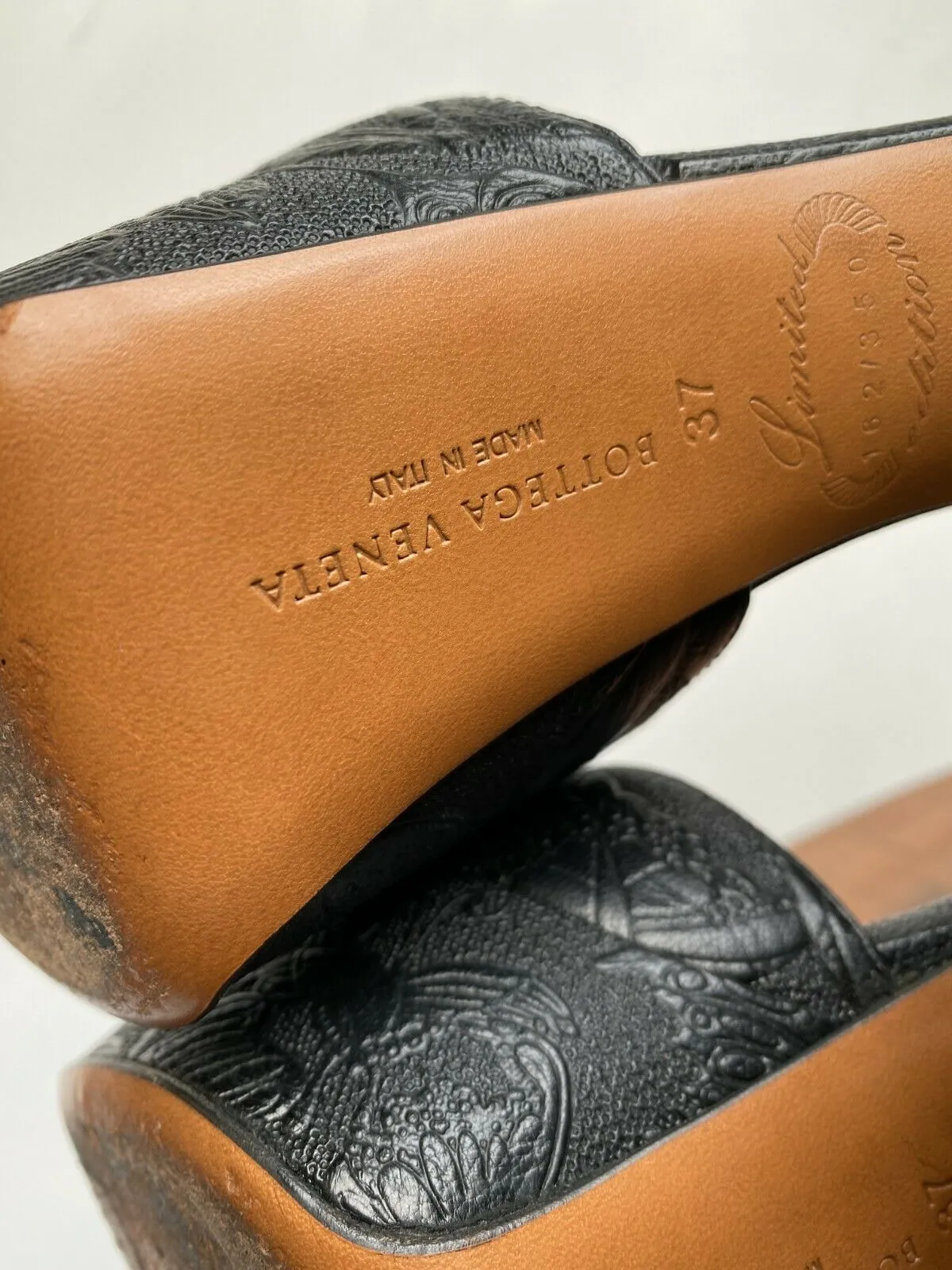 BUTTERFLY EMBOSSED PLATFORMS