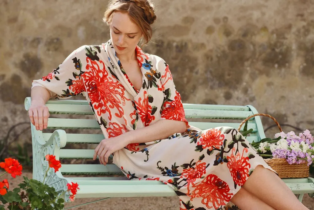Chrysanthemum Ecru Rachel Dress