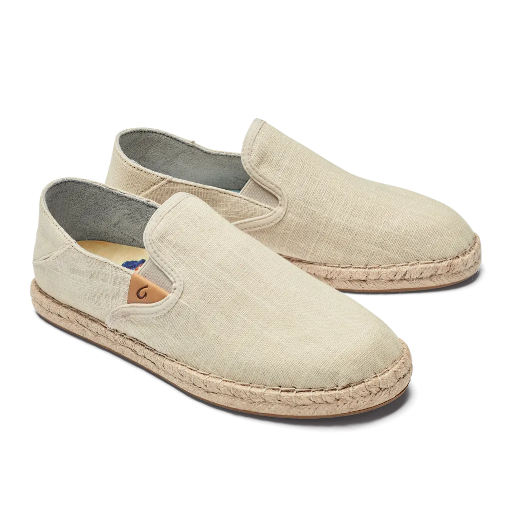 FINAL SALE - OluKai Kaula Pa'a Kapa Linen Espadrilles Tapa/Tapa - Women's