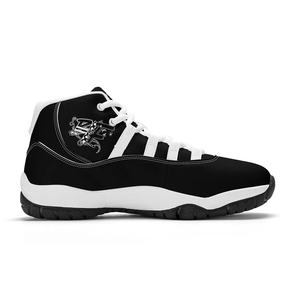 I Bee Incredible High Top Air Retro Sneakers - White/Black