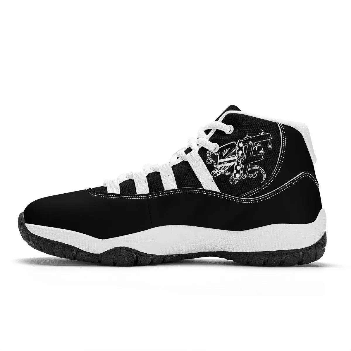 I Bee Incredible High Top Air Retro Sneakers - White/Black