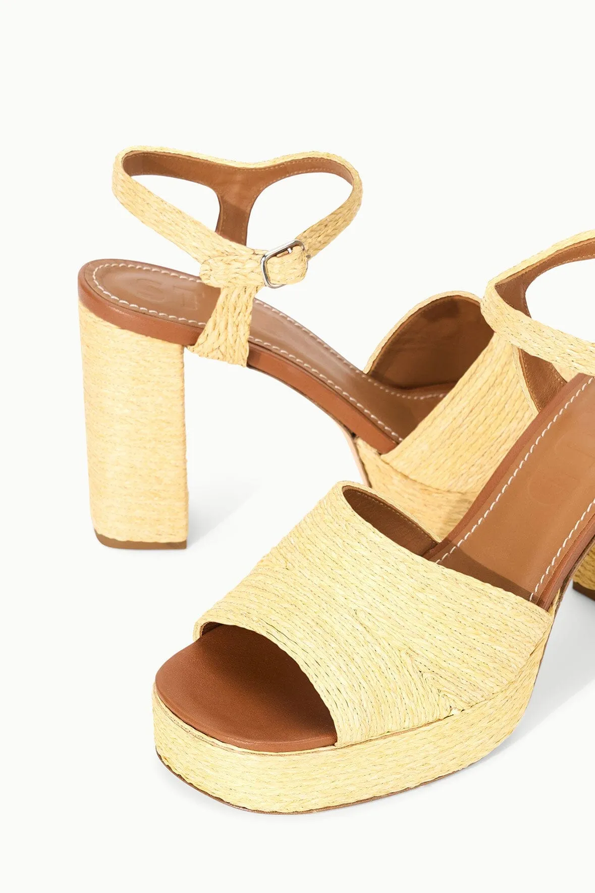 JODIE PLATFORM HEEL | NATURAL