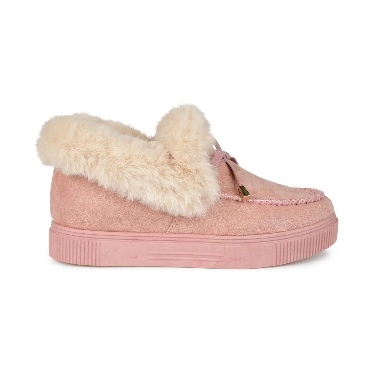 Journee Collection Womens Midnight Faux Suede Moccasins