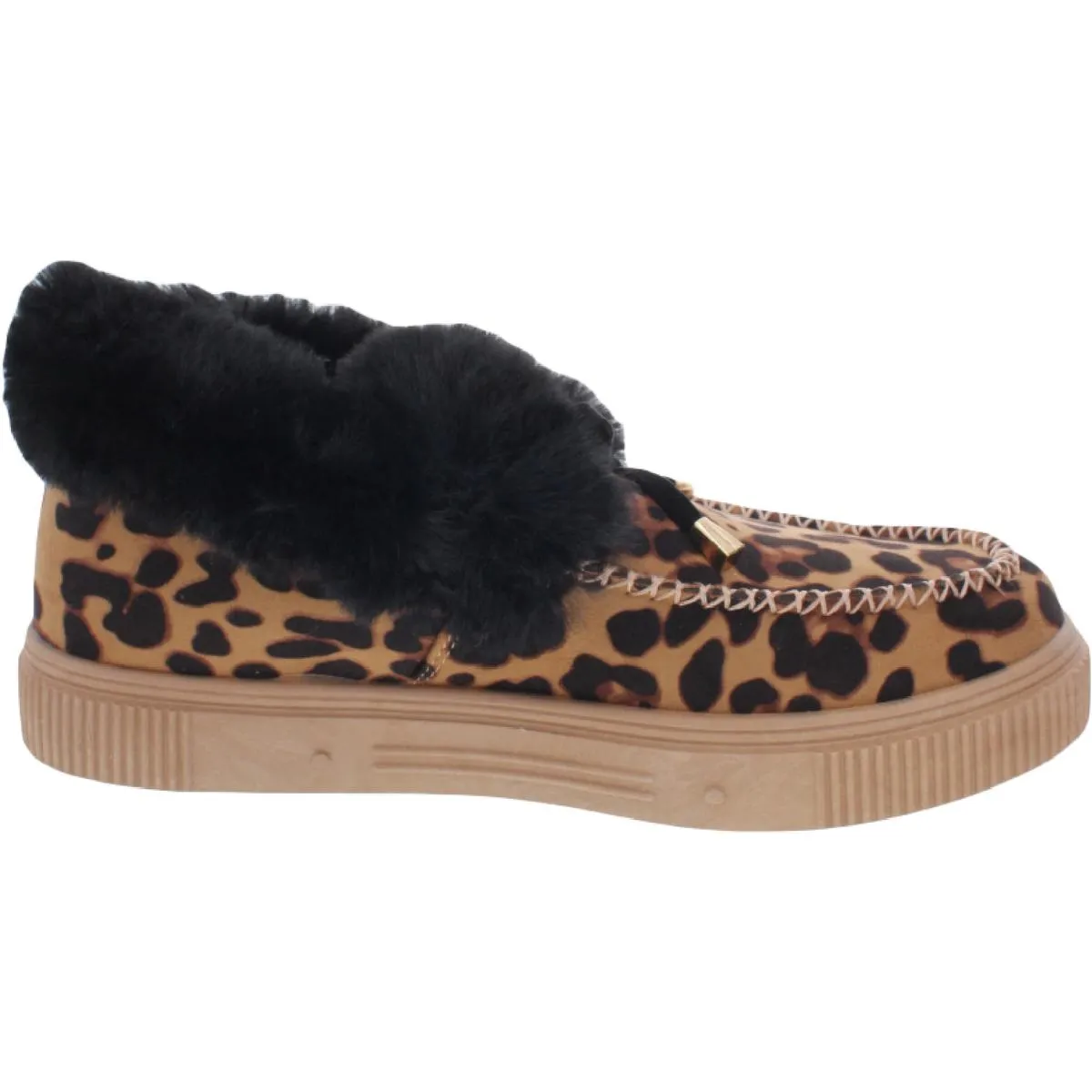 Journee Collection Womens Midnight Faux Suede Moccasins