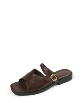 Lido - Leather Strap Sandals