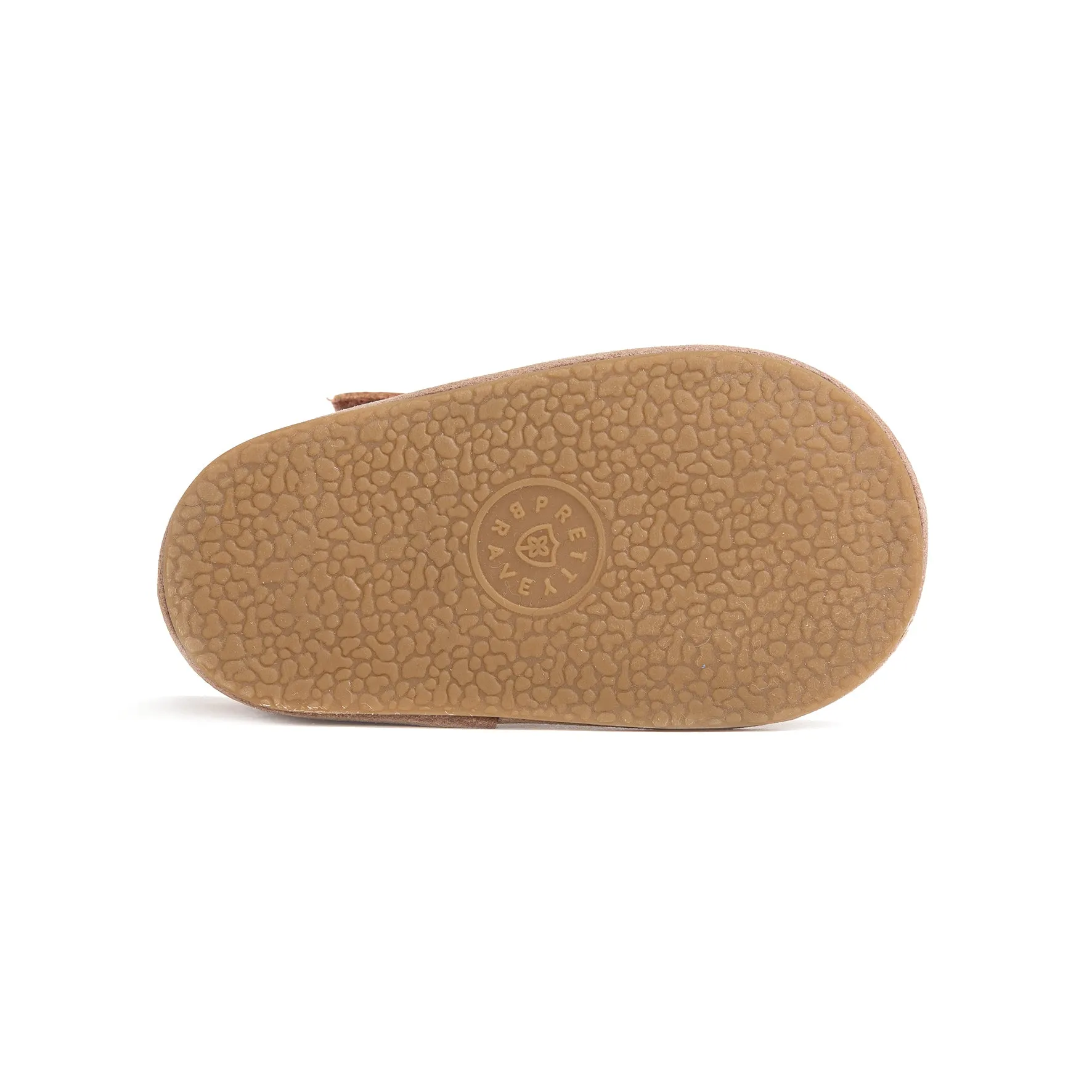 Pretty Brave Leather Baby Morgan Shoes - Stone S21