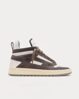 REPTOR Brown & White High Top Sneakers