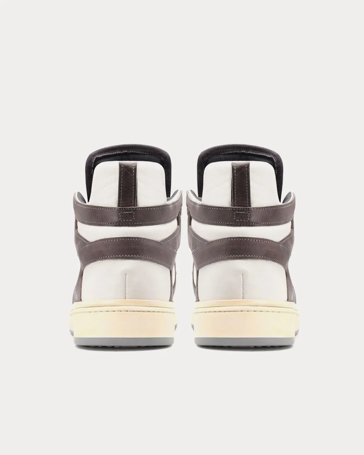 REPTOR Brown & White High Top Sneakers