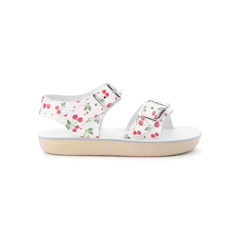 Saltwater Sandals Sun San Sea Wee - Cherry