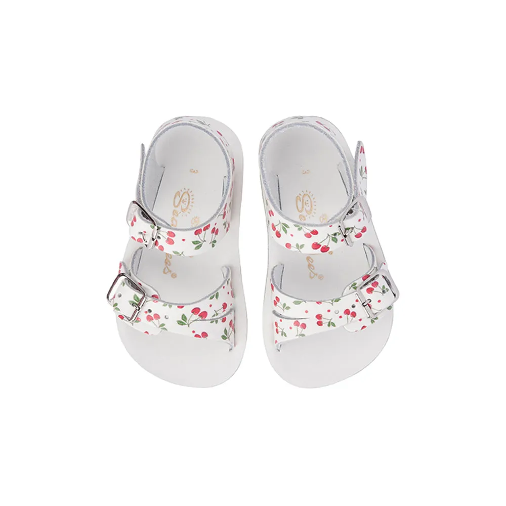 Saltwater Sandals Sun San Sea Wee - Cherry