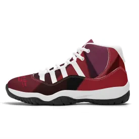SF_S38 High Top Air Retro Sneakers - White