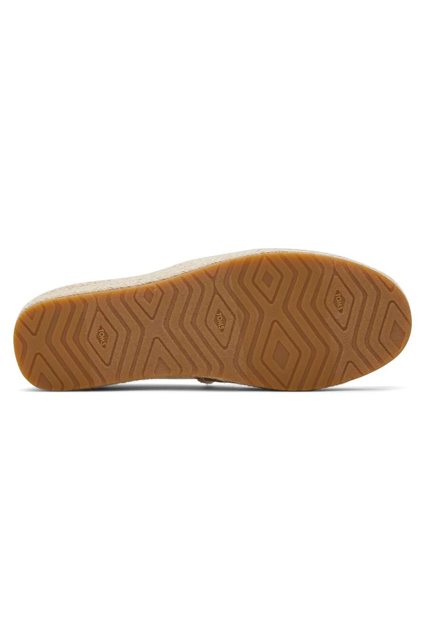 Toms Valencia 10019820 White Canvas Platform Espadrille