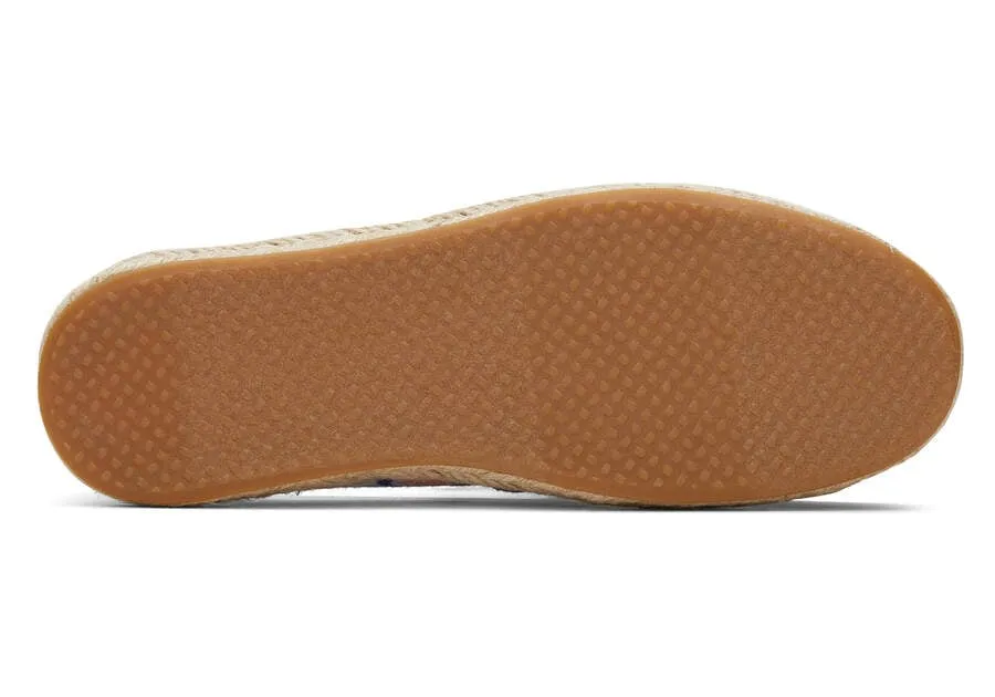 TOMS Womens Alpargata Rope Espadrille - Red Mediterranean Tiles