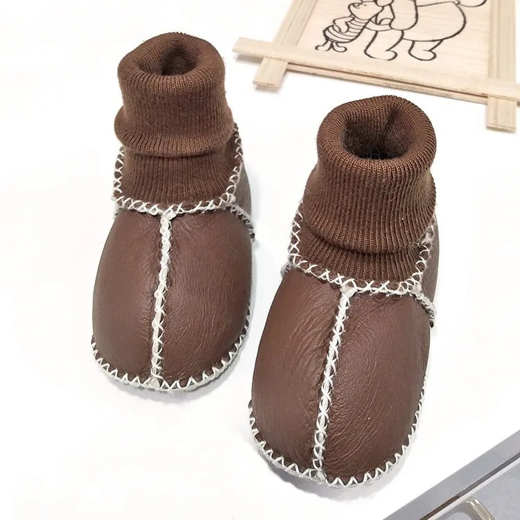 Ultrasoft Handmade Lambskin First Walker Winter Shoes