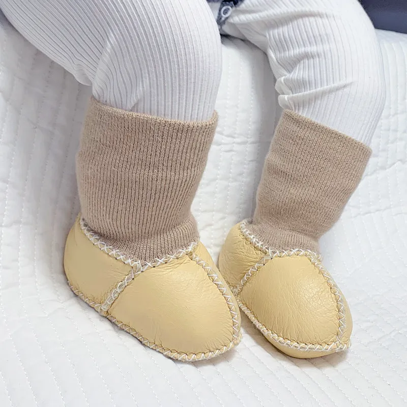 Ultrasoft Handmade Lambskin First Walker Winter Shoes