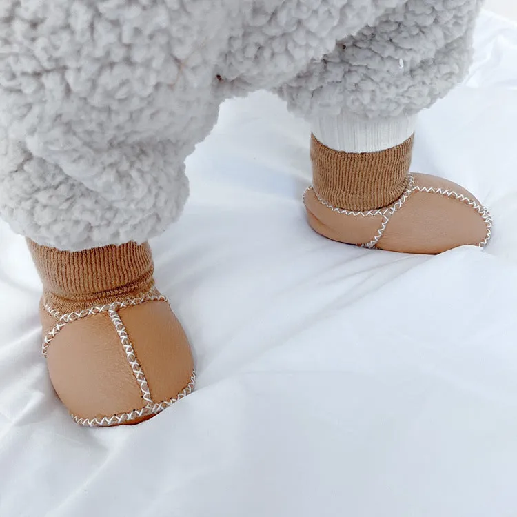 Ultrasoft Handmade Lambskin First Walker Winter Shoes