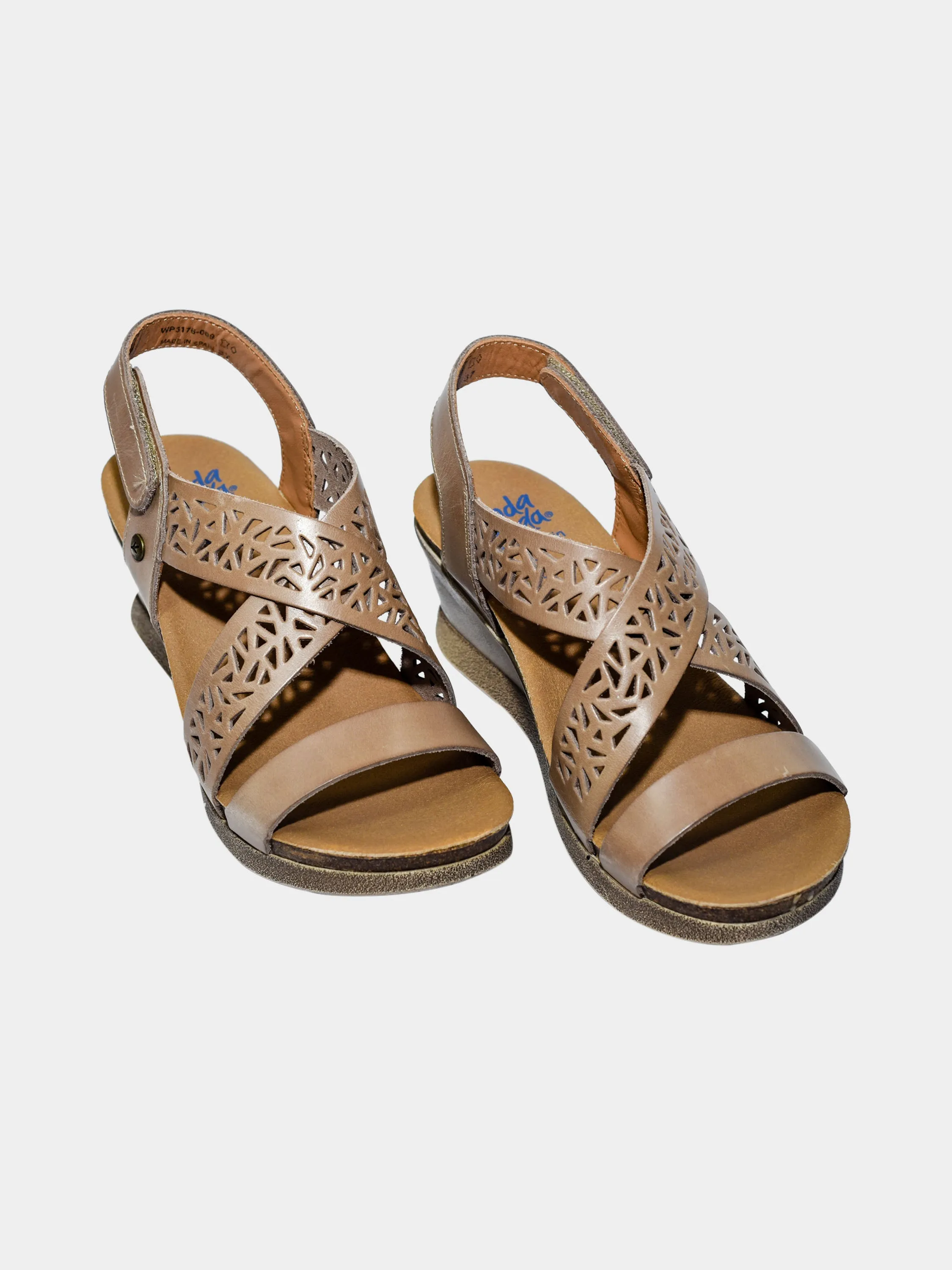 Wanda Panda Women's Manuela Back Strap Sandals