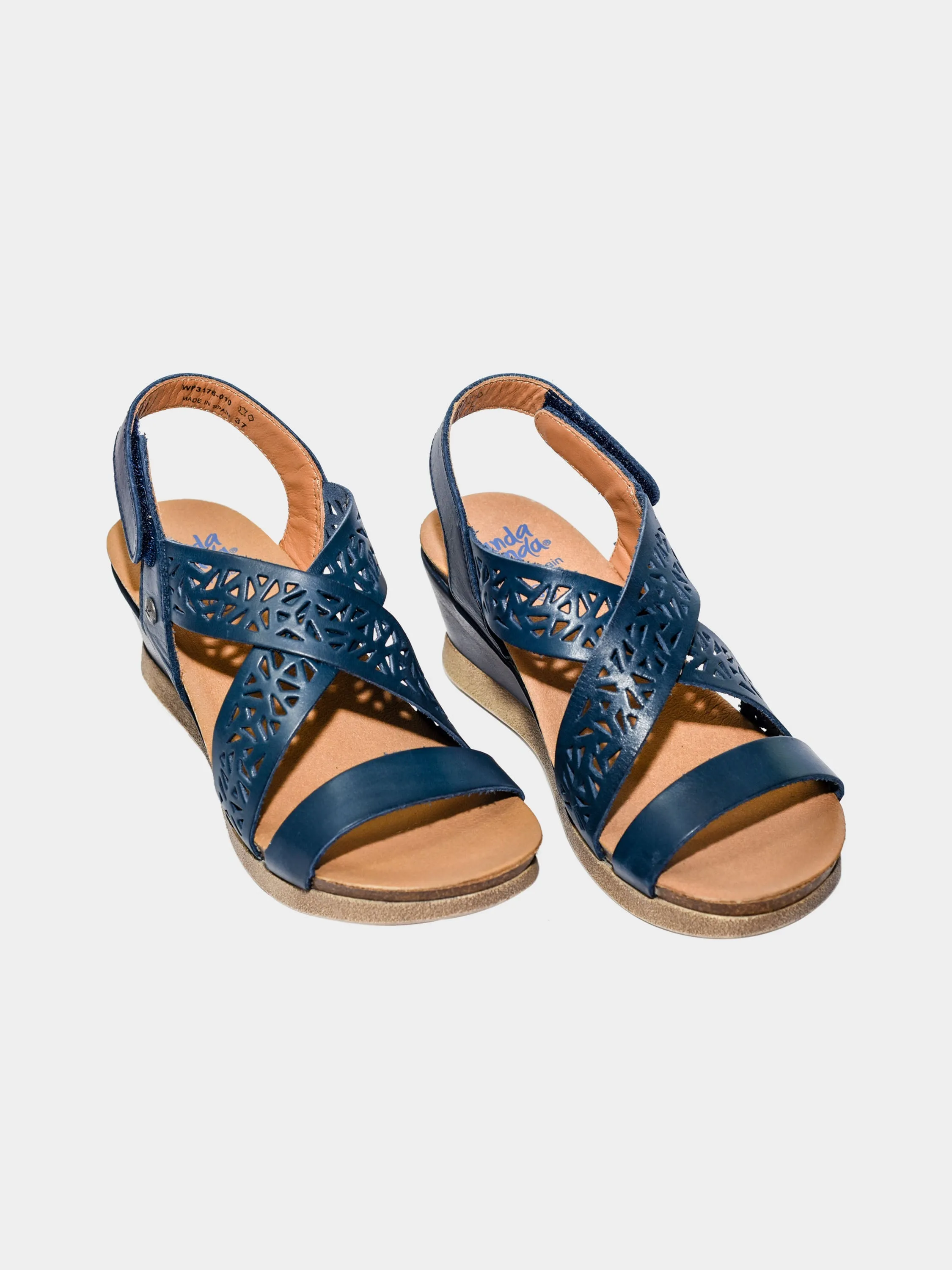 Wanda Panda Women's Manuela Back Strap Sandals
