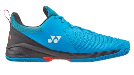 Yonex Power Cushion Sonicage 3 Wide Unisex Tennis All Court Shoe Blue/Black